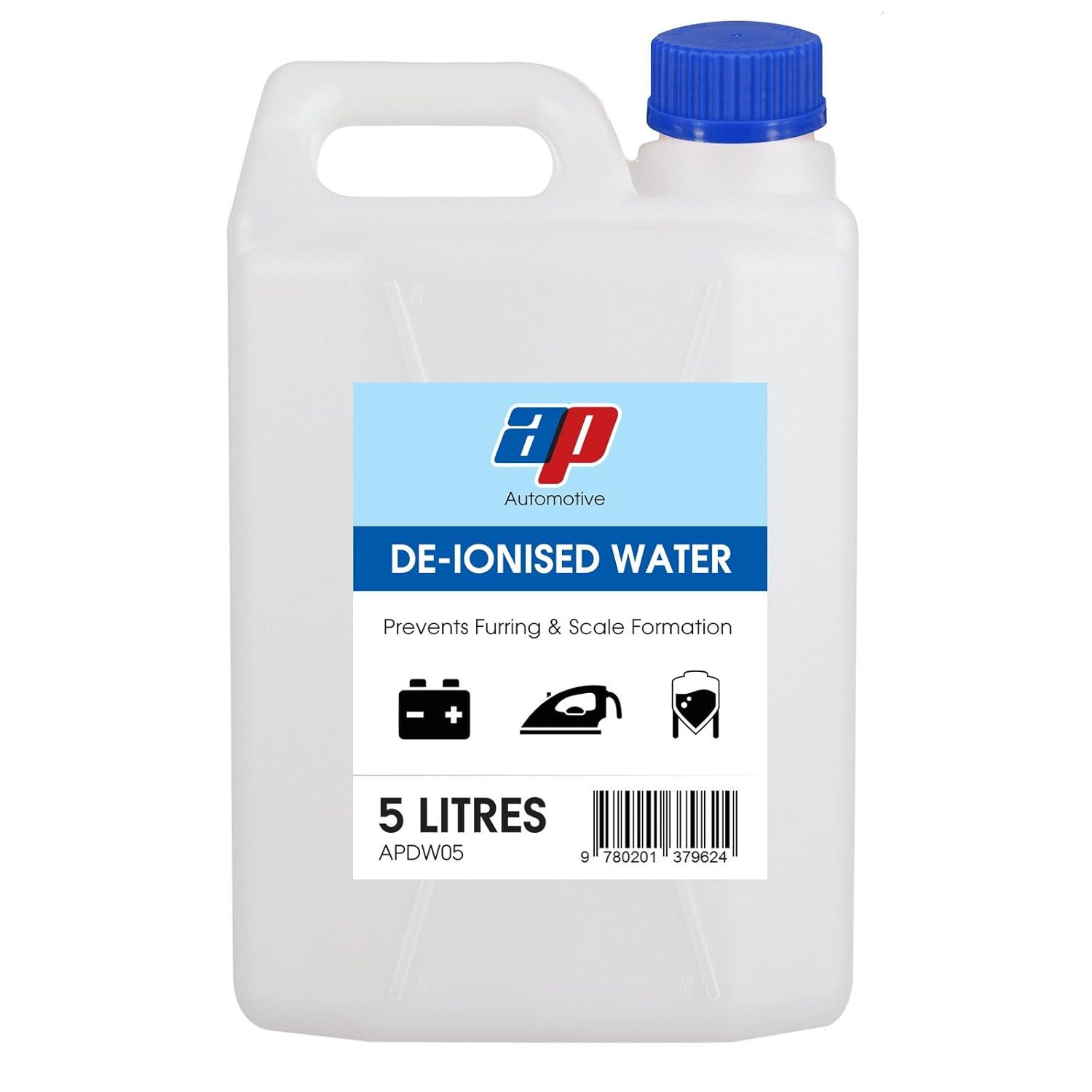 3 X AP Automotive DeIonised Water Battery & Iron Top Distilled