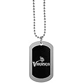 Siskiyou Sports NFL unisex-adult Chrome Tag Necklace