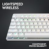 Logitech G PRO X TKL Lightspeed Wireless Keyboard GX Brown UK QWERTY view 3