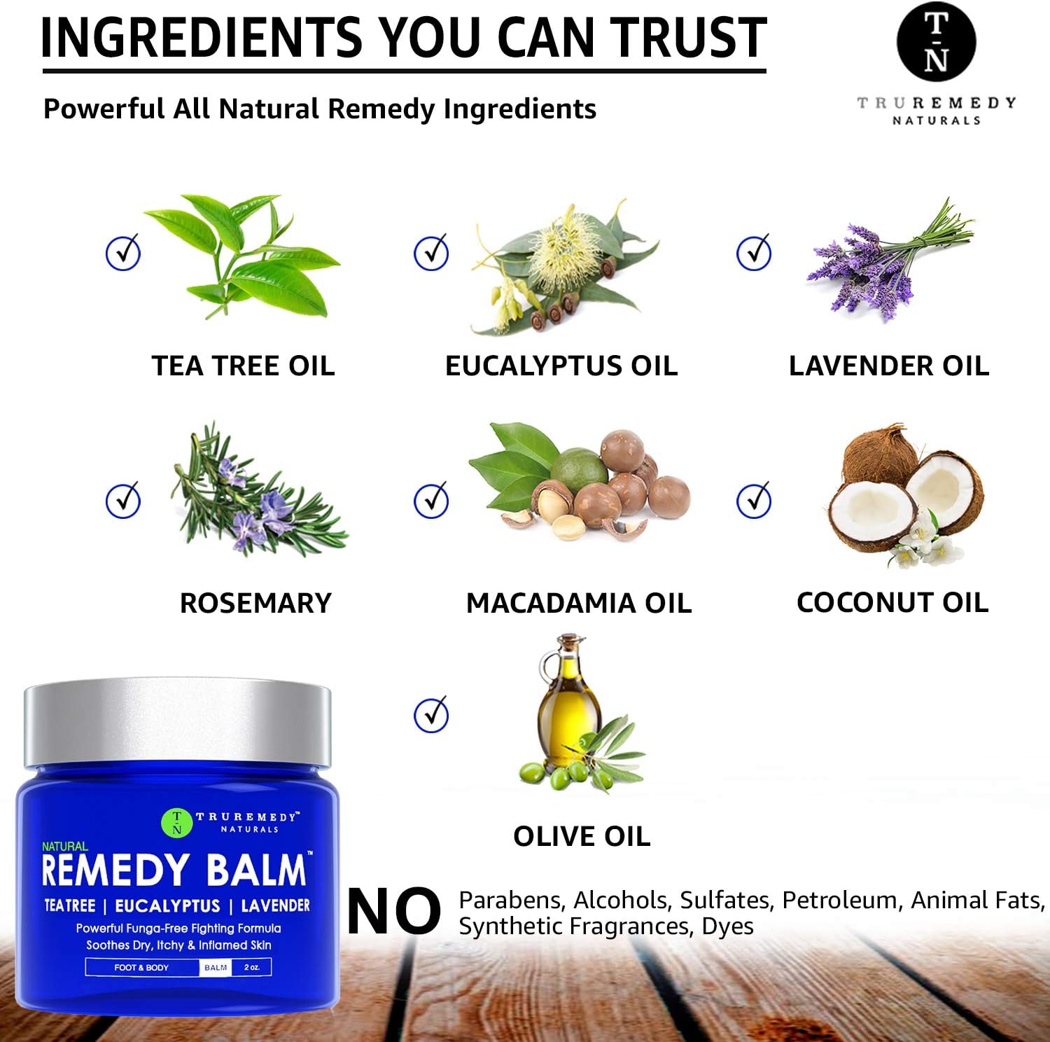 Remedy Tea Tree Oil Balm - Cream for Athletes Foot, Jock Itch, Ringworm, Eczema, Nail Issues, Rash, Skin Irritation - Ointment for Dry, Itchy Skin - Foot & Body Balm with Lavender & Eucalyptus - 2 Oz: Health & Personal Care
