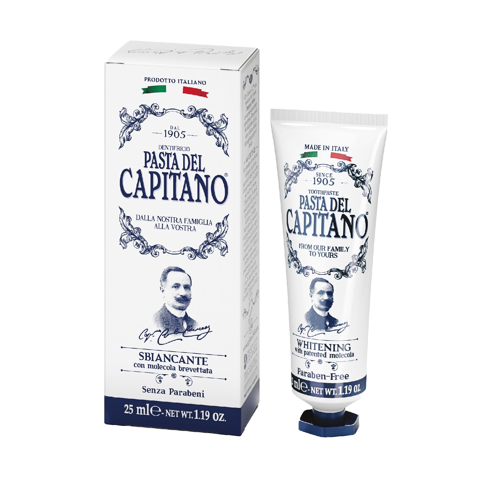 Pasta del Capitano 1905 Whitening Toothpaste, 25 ml