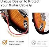 LEKATO Guitar Strap Adjustable 62in with Leather Ends Skull Style view 5