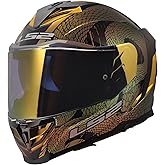 LS2 Helmets Assault III Full Face Motorcycle Helmet with Midland Spectrum Bluetooth Headset