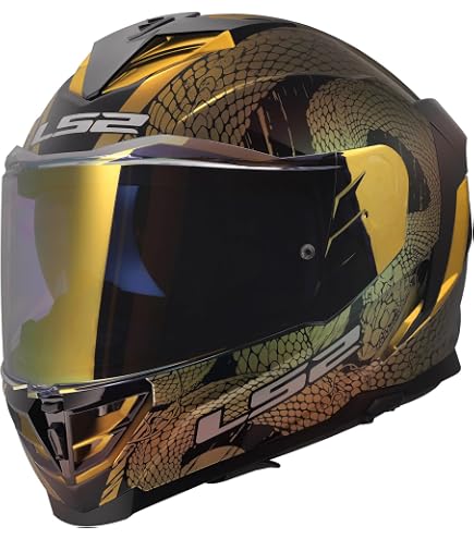 LS2 Helmets Arrow Evo Techno Helmet (Blue/Hi-Viz Yellow