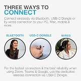 JLab Go Work 2nd Gen Wireless Headset with Mic – USB-C Dongle, Bluetooth 5.3 view 6