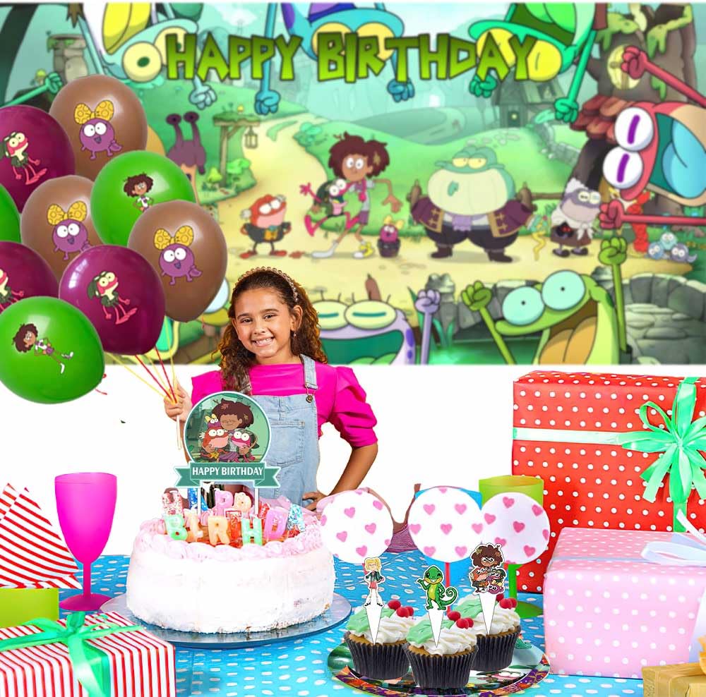 Mua Amphibia Party Supplies Plates Decorations Birthday Cake Topper ...