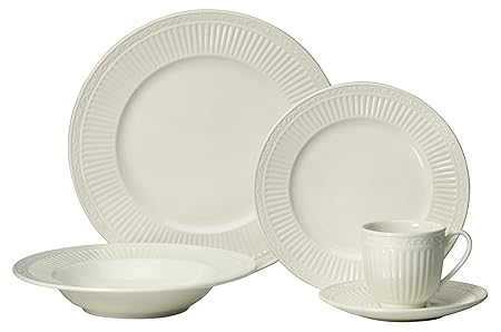 Mikasa 5223385 Italian Countryside 40-Piece Dinnerware Set, Service for 8