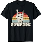 Vintage 80's Rock Bands Eighties 80s Party Retro Music Band
