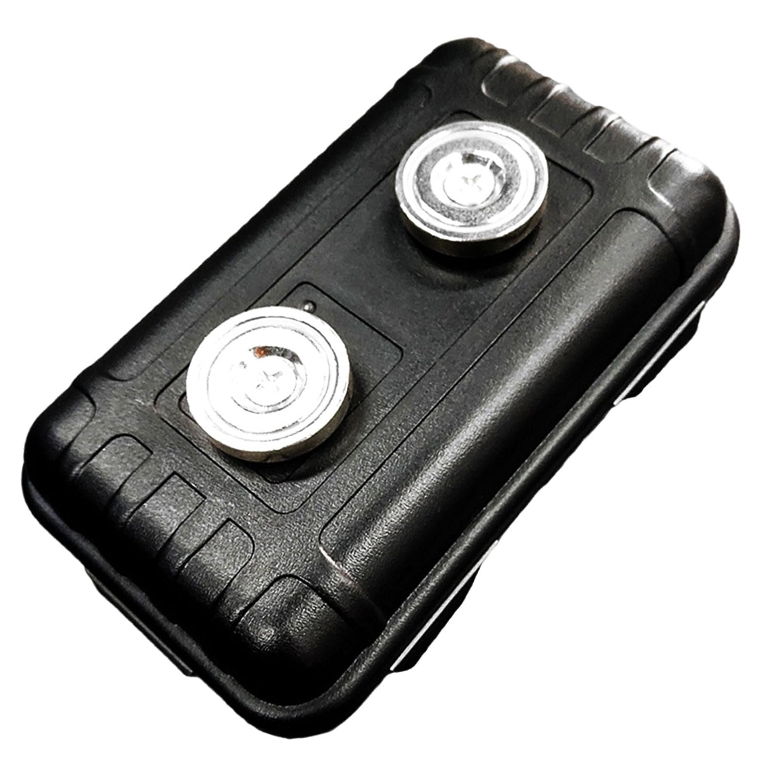 GIONAR Car Storage Box, Hidden Key Box Holder, Waterproof Magnetic Safety Storage Box for Key USB Car Storage (Black)