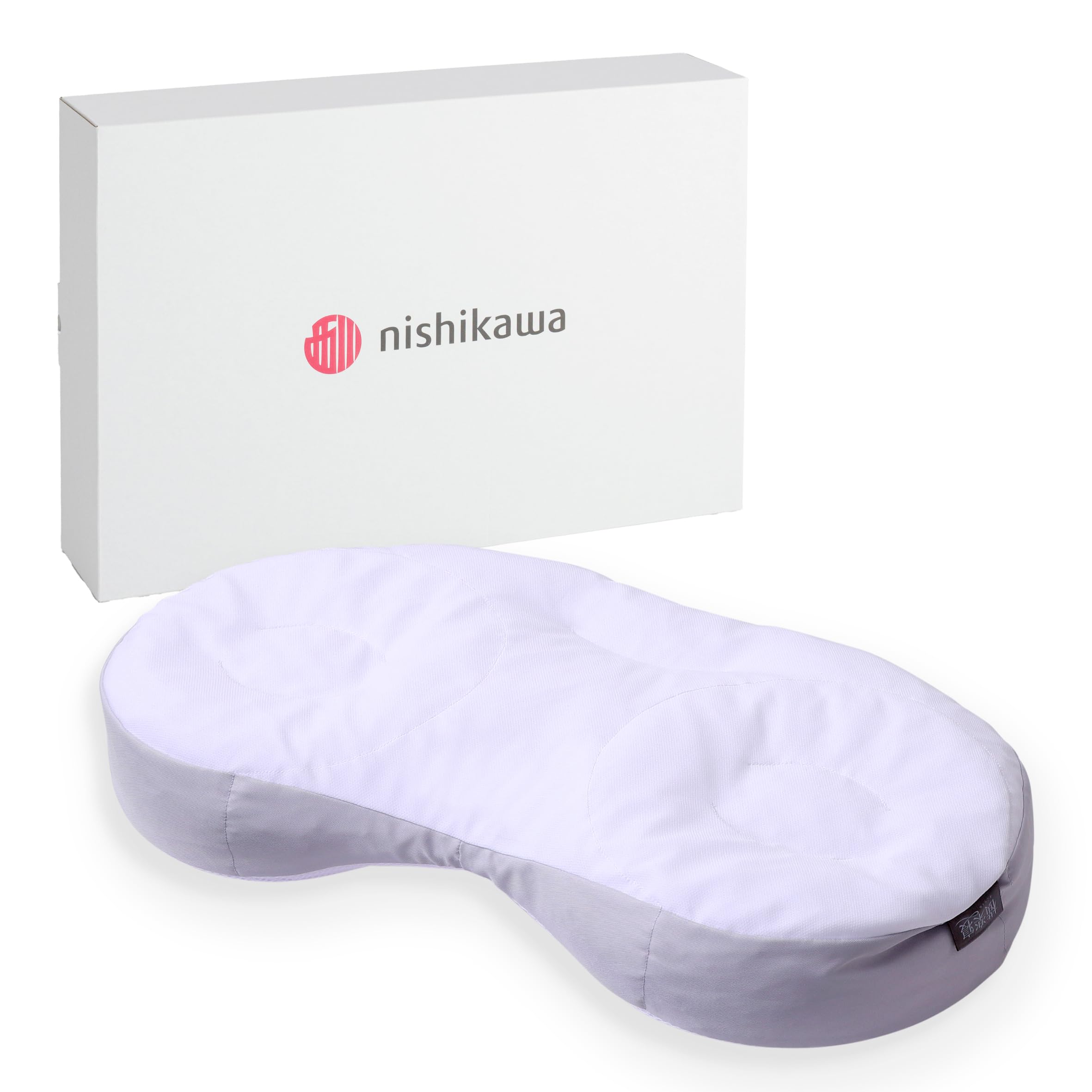 nishikawa 【 西川 】 医師がすすめる健康枕 横楽寝 高め パイプ 医学博士監修 横向き寝の多い方向け イヤーポケット構造で耳への圧迫を軽減 理想的な寝姿勢 仰向け 横向き 対応 高さ調節可能 丸洗い可能 高い通気性 快眠 ホワイト EH93052945商品画像