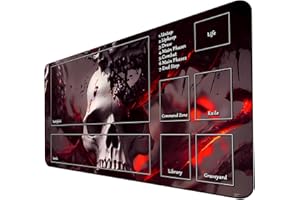 STORKY MTG Game Playmat, Unique Design TCG Play Mat for MTG TCG 24 x 14 inches Trading Card Inked Game Playmats with Storage Bag