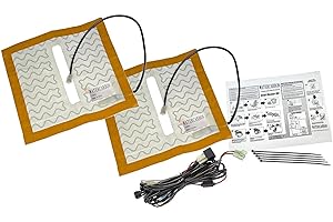 Drake Off Road UTV Seat Heater for Motorcycle ATV UTV Trucks & SUVs