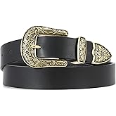 WHIPPY Western Belts for Women - Vintage Western Design Ladies Cowgirl Waist Belt for Pants Jeans Dresses