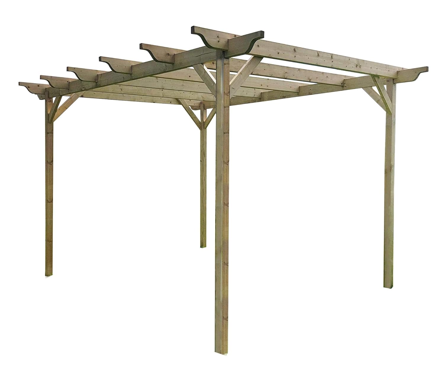 Sculpted Wooden Garden Pergola Kit Exclusive Pergola Range Largest