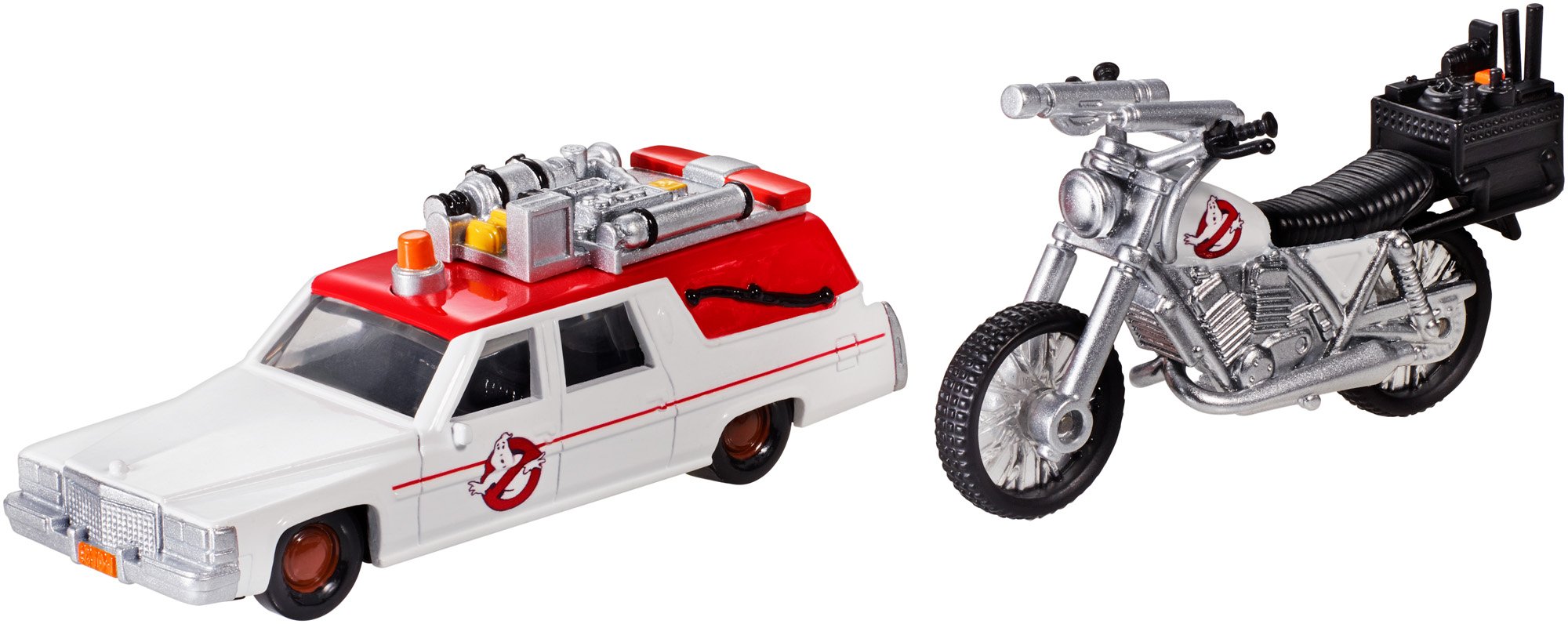 Hot Wheels, Classic Ghostbusters Ecto1 and Ecto1A DieCast Vehicle 2