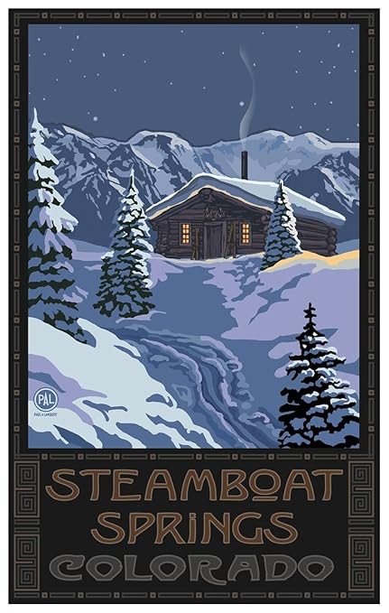 Amazon Com Steamboat Springs Colorado Winter Mountain Cabin