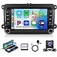 2G+64G Android Car Stereo Radio for VW Passat Jetta Tiguan Golf MK5 MK6 T5 EOS Polo CarPlay, Rimoody 7 Inch Touch Screen Android Auto GPS Navigation Bluetooth FM SWC Backup Camera