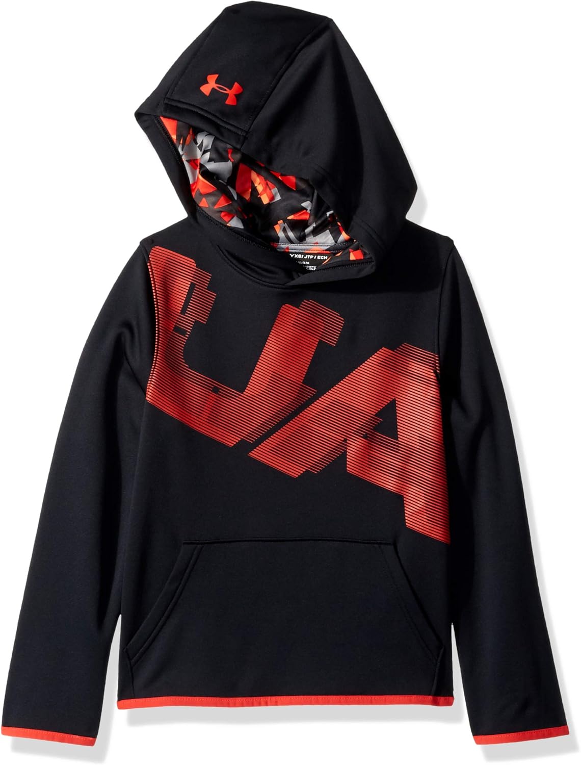 Under Armour Boys Fleece Highlight Printed Hoodie: Clothing