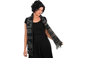 Harry Potter Slytherin House Reversible Knit Scarf for Adults and Kids