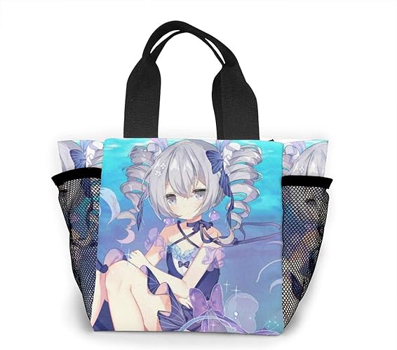 Amazon ゼーレ幻海の蝶 1 おしゃれ 多機能 昼食の包み 保温パック 大容量 軽量 頑丈 耐久 買い物袋 男女兼用 コンパクト かわいい トートバッグ 化粧袋 携帯便利 繰り返し洗えグッズエコバッグ 生活雑貨 None ナン エコバッグ 買い物バッグ