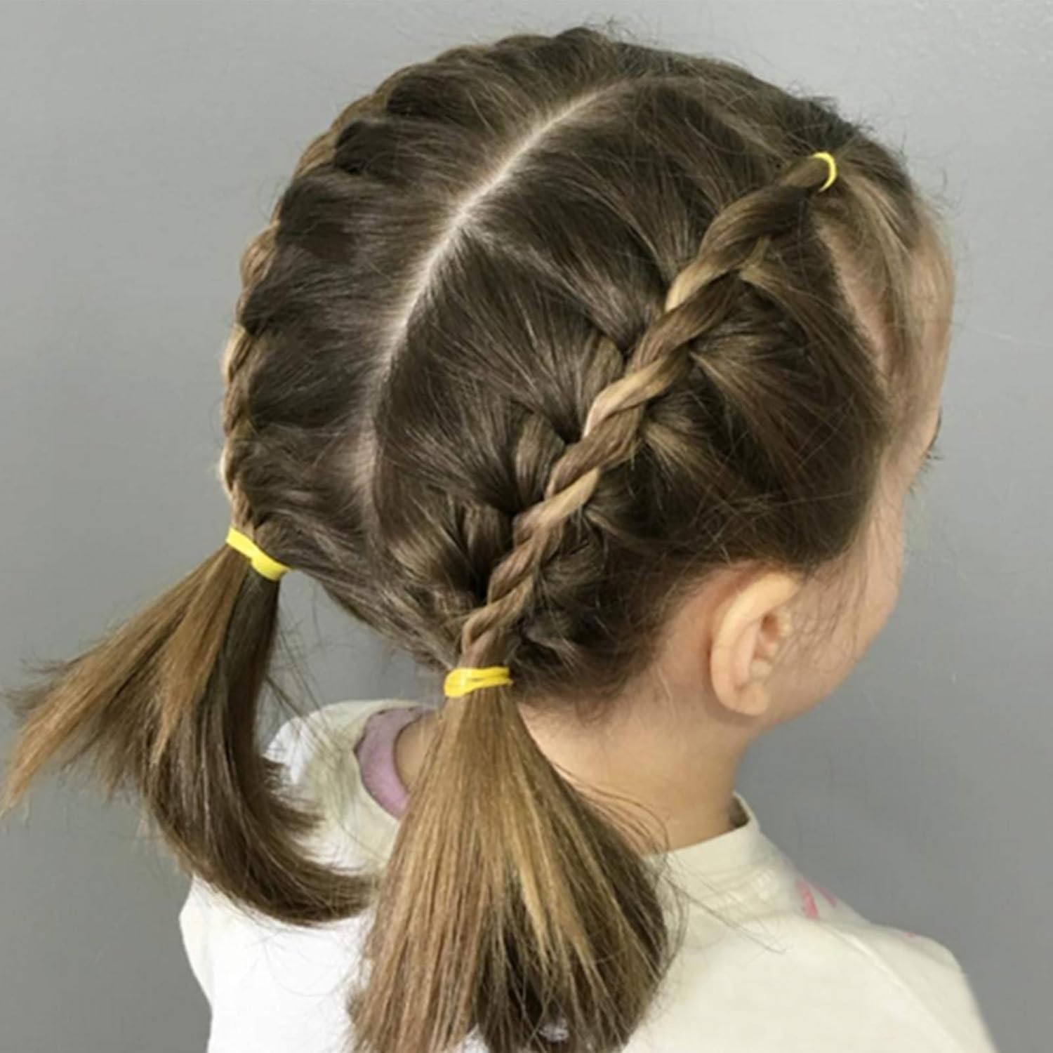 Molizummy 1500PCS Hair Ties, Color Elastic Rubber Hair Bands for Women Baby Girls Toddlers, Soft Fashion Hair Styling Accessories Ponytail Holders : Beauty