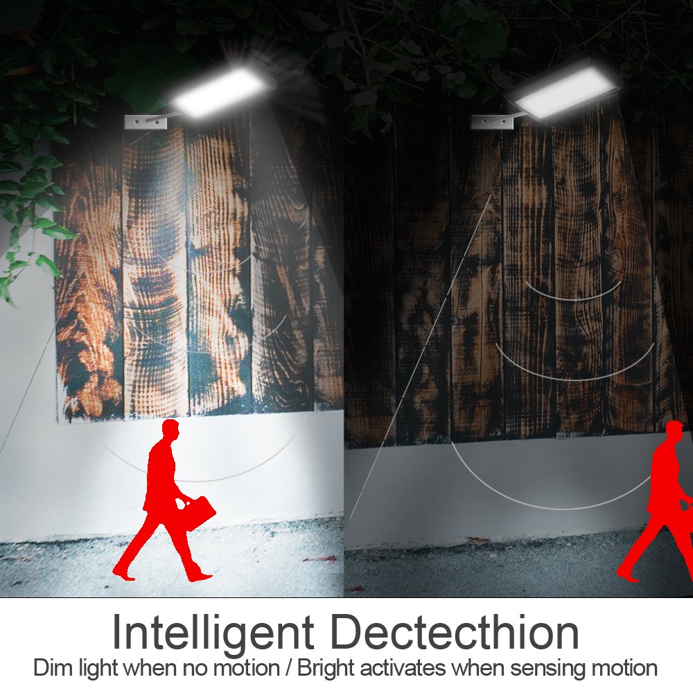 Solarmks Solar Lights Outdoor 56 LED Solar Motion Sensor Lights,Wireless Waterproof Landscape Lighting for Garden Patio Deck Yard Pathway Home Driveway Stairs