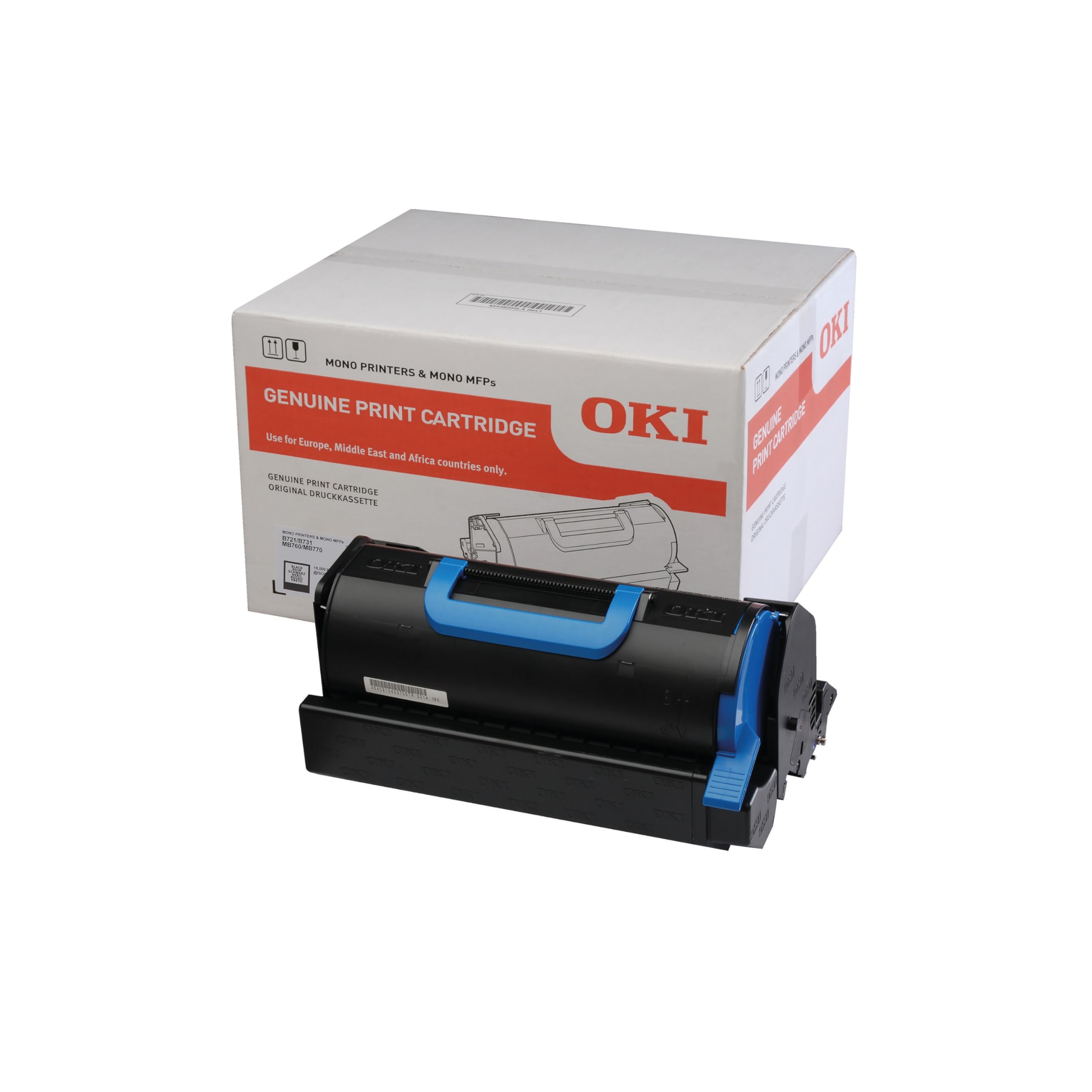 Oki 2001470 B721 B731 Standard Capacity Toner Cartridge - Black