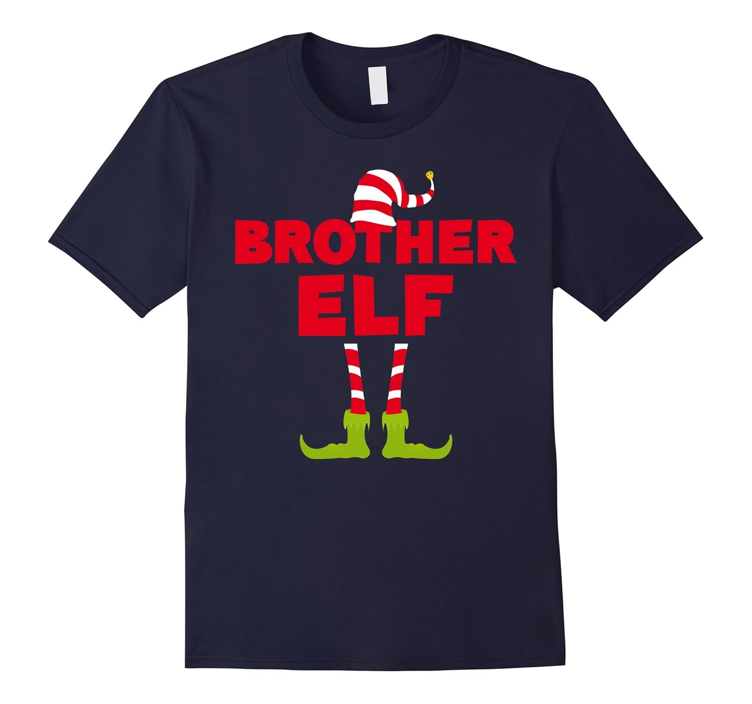 Brother Elf Costume T-Shirt Funny Matching Christmas Shirt-ANZ