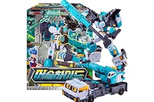 SSMALL Metal Cardbot S Crane Trailer Transforming Robots Cars Toy (Musclehyde Crane)