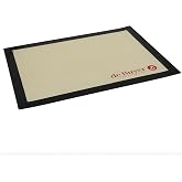 de Buyer AIRMAT Perforated Silicone Baking Mat - 15.75” x 11.8” - Perfect for Bread, Tarts, Croissants & Choux Paste - Easy t