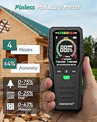 Pinless Moisture Meter for Wood, Floor, Concrete