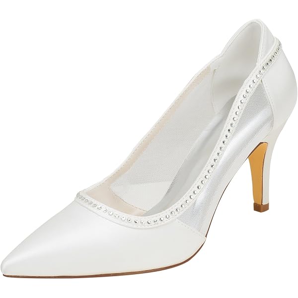 Amazon.com | JIAJIA 5285 Women's Bridal Shoes Cap-Toe 2.67