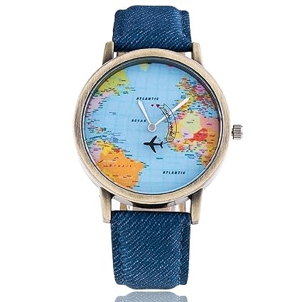 Casual Analogue Blue Dial Men Watch - DKENT-8