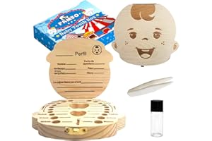 PAMBO Tooth Fairy Box Keepsake For Boys,Tooth Holders for Kids and Baby Shower