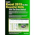 Learn Excel 2019 for Mac Essential Skills with The Smart Method: Courseware tutorial for self-instruction to beginner and intermediate level