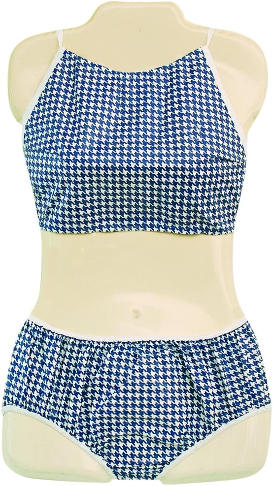 Dipsters Disposable Patientwear / Swimwear, Girls' Bib Top and Bikini, Small (12 Pack)