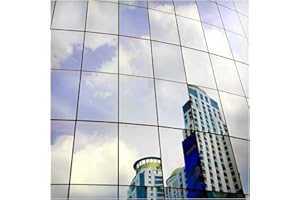 BDF S05 Window Film Daytime Privacy and Heat Control Mirror Silver 5 (Very Dark) - 36in X 12ft