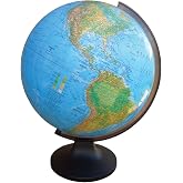 Replogle Spanish-Espa&ntilde;ol Blue Ocean Illuminated Globe(12"/30cm Diameter) Easy to Assemble