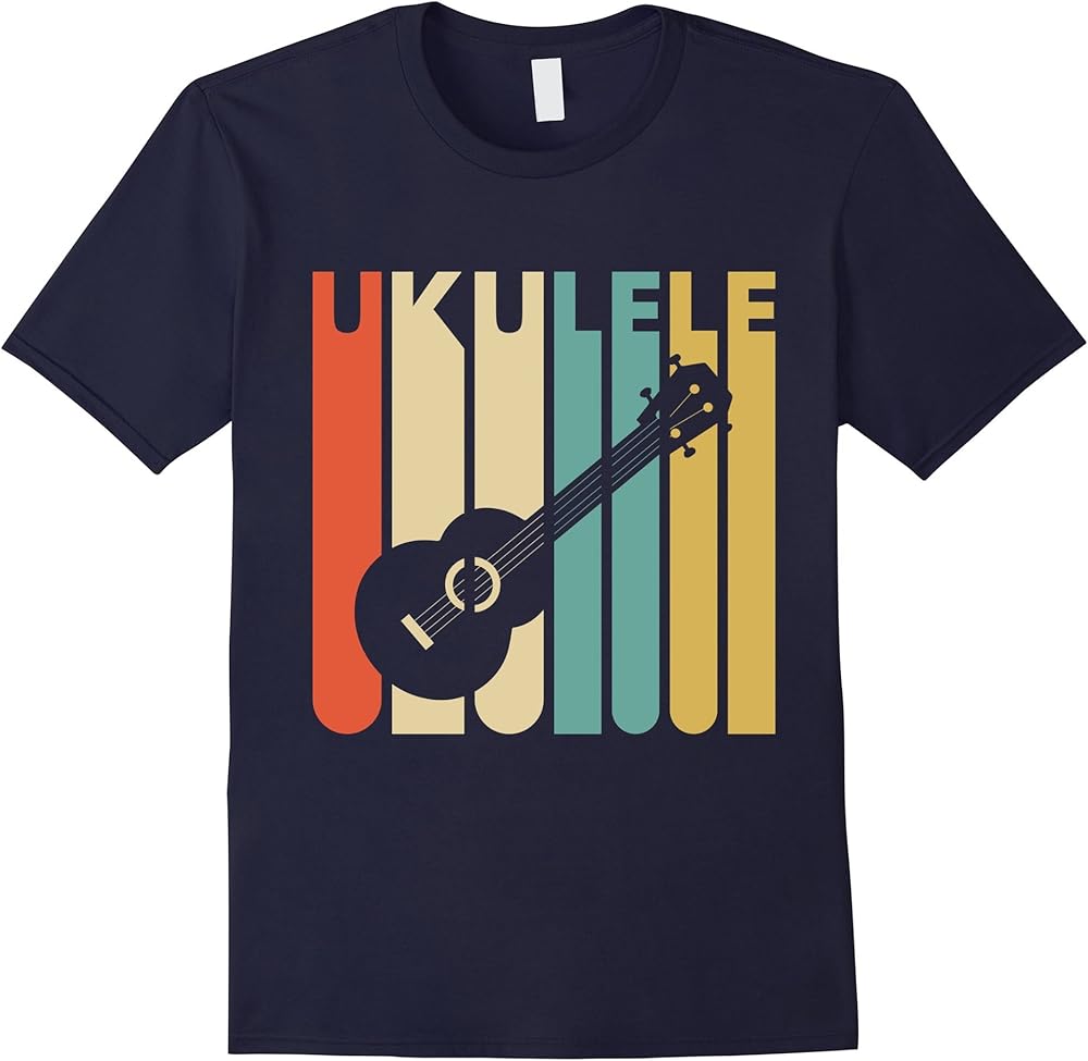 Vintage Style Ukulele T Shirt Minaze