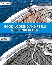 OCEANBROAD Self-Adhesive 96''x23.5'' Boat Flooring