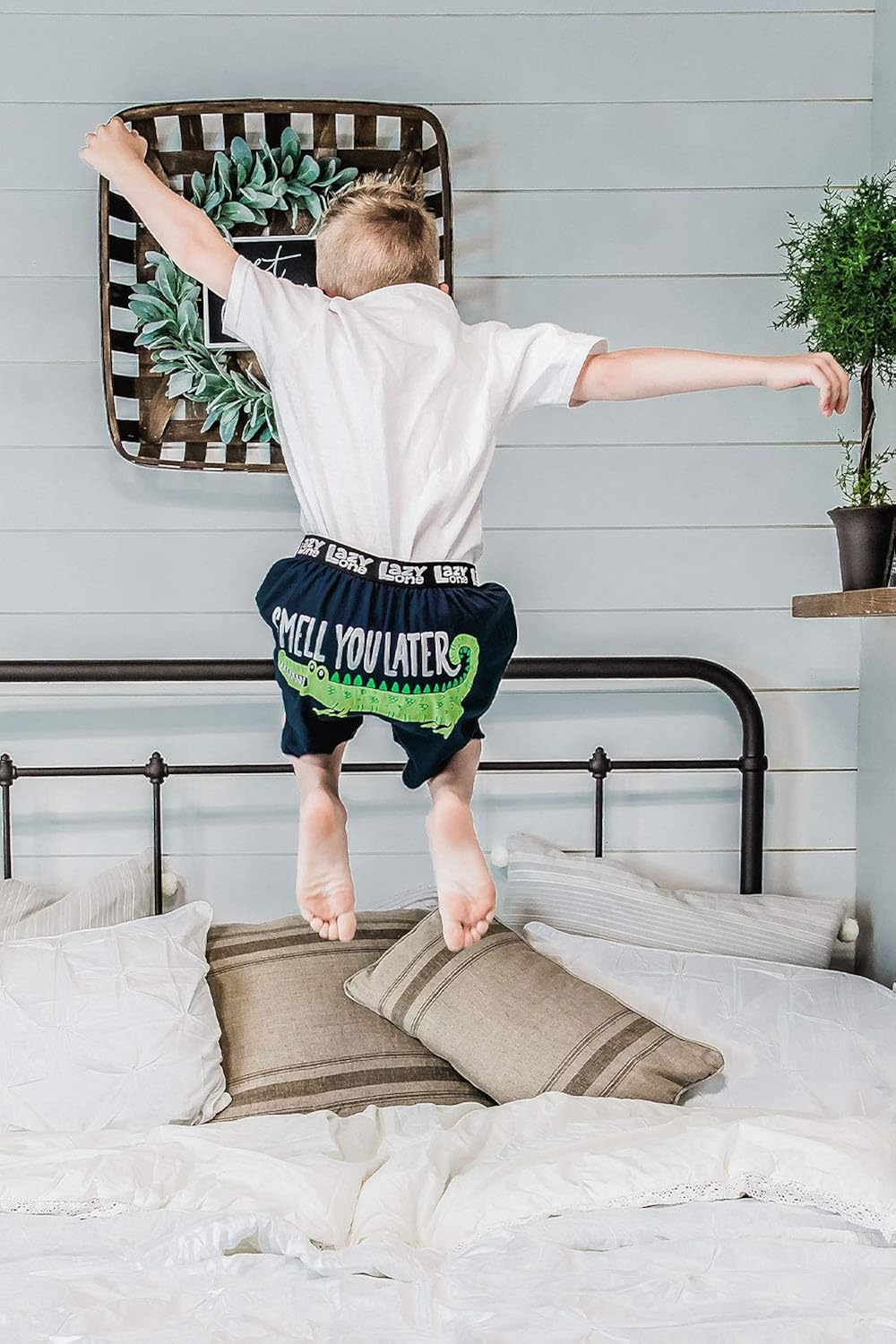 Lazy One Funny Animal Boxers, Novelty Boxer Shorts, Hunorous Kids' Underwear, Gag Gifts for Boys: Clothing
