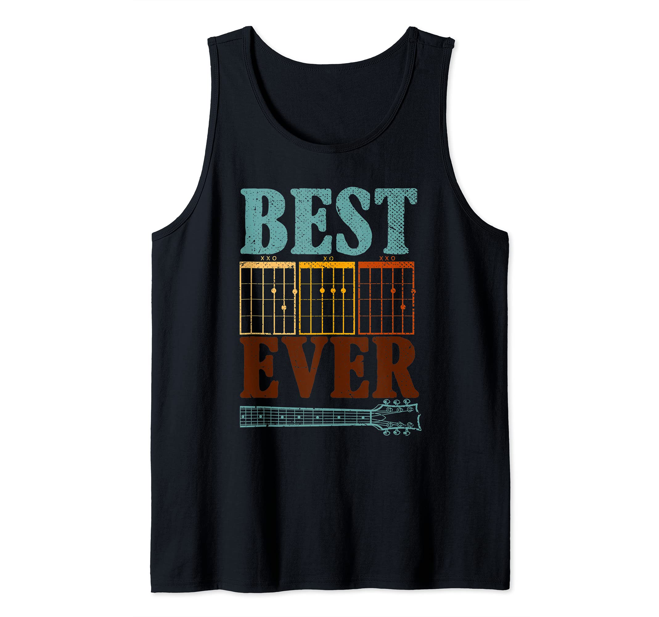 Guitarist Dad Fathers Day Guitar Player Daddy Guitar Tank Top