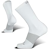 OS1st Wicked Comfort Crew Socks with light compression for maximum cushion, blister protection and breathable fabric