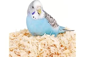 MANON ROSA Wood Shavings for Bird Bedding - Natural Aspen Soft Low-Dust & Odor-Control Nesting Material for Parakeets Parrots Rabbits Cockatiel for Cages, Nest Boxes, Small Pet Litter