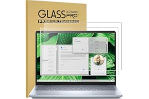 2-Pack 9H Tempered Glass Screen Protector for Dell 14 Plus, Dell Pro 14, Dell Pro 14 Plus, Dell Pro Max 14-Inch Laptop, HD-Ul