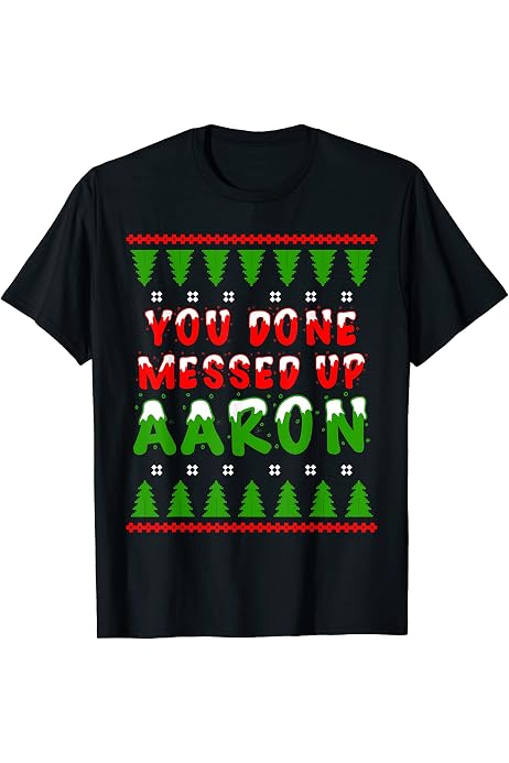 Aaron Ugly Christmas Sweater Gift 