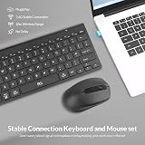 Rii Mini Wireless Keyboard and Mouse Ultra Slim 2.4G Set for PC Mac view 4