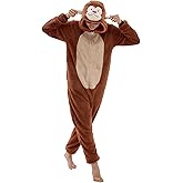 NEWYOUSITU Adult Animal Onesie Pajamas Unisex Snug-Fit Sleepwear for Halloween Home Lounging Costume Parties