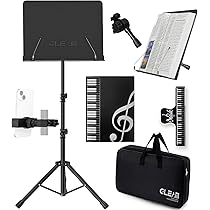 QUIK LOK Adjustable Musicians Stool with Footrest and Backrest