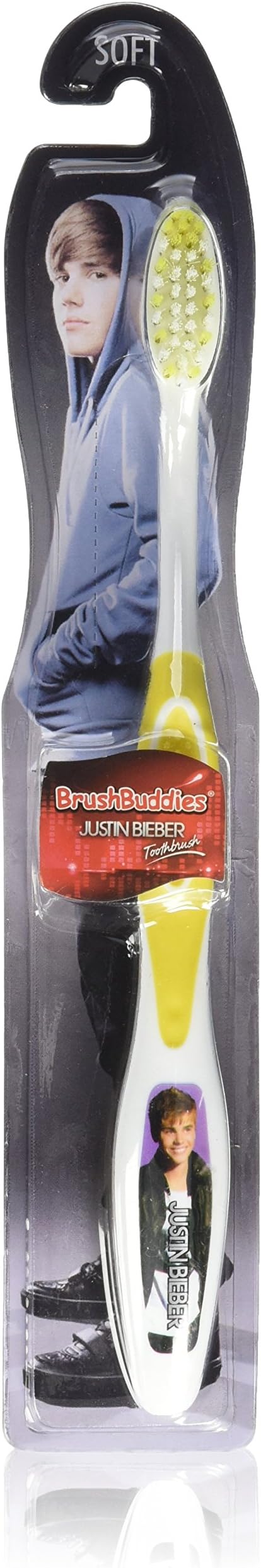 BrushBuddies Justin Bieber 00308-72 Manual Toothbrush for Adult or Teen